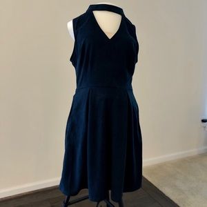 Altar'd State Navy Blue A-Line Sleeveless Dress